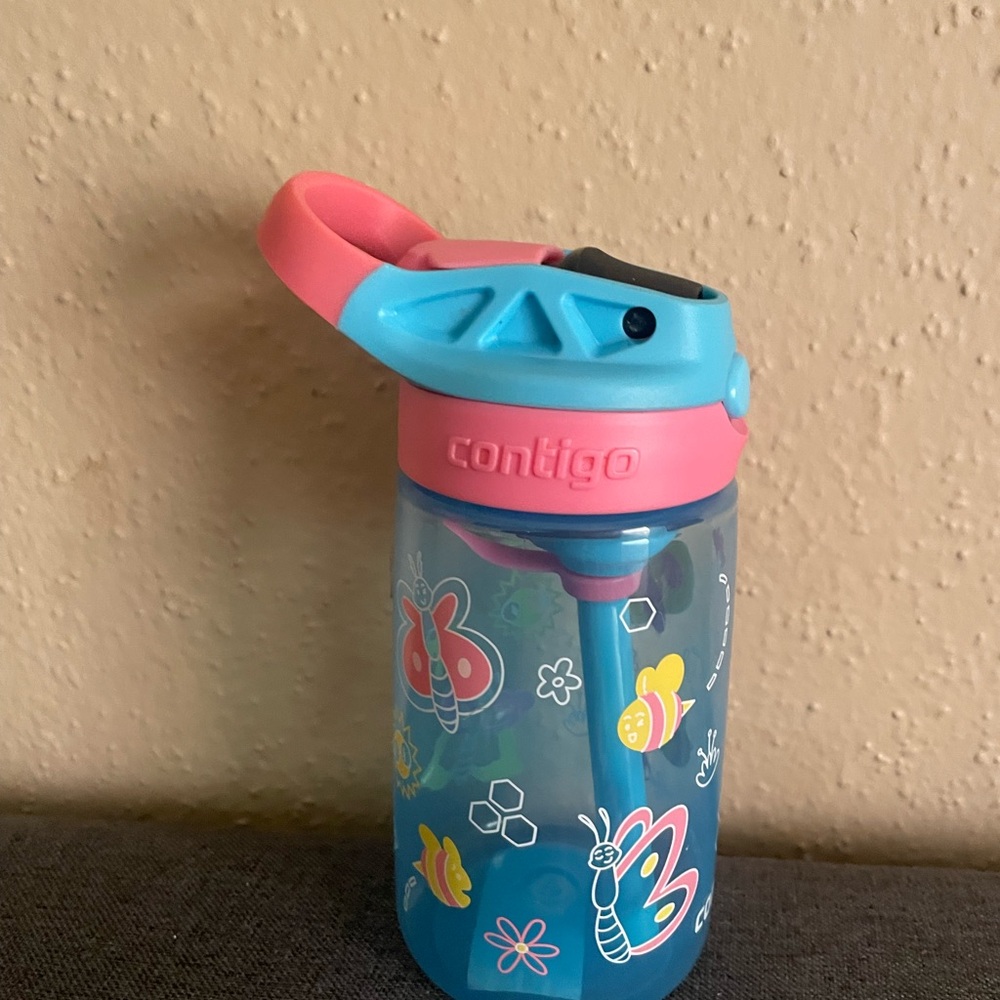 Contigo Kids Blue and Pink Water Bottle